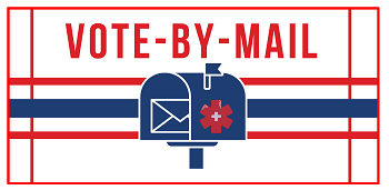 Vote By Mail image of a mailbox